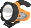 Фонарь - прожектор ФОТОН LED РВ-9500 аккумуляторный (1LED*10W+12LED*3W рассеянный свет+12LED аварийный сигнал) жёлтый/чёрн, 3 режима, встраиваемая вилка, дальность луча 550м