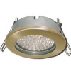 Ecola потолочный светильник GX53 H9 IP65 220V GX53 (98x55) встраиваемый, золото, защищенный, без кольца FG5365ECB