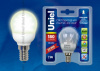 Лампа UNIEL LED-G45-2W/WW/E14 150 Lm (Пластик)