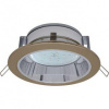Ecola потолочный светильник GX53 H2R 220V с рефлектором, металл, (D125(112)*58мм) встраиваемый, чернёная бронза, без кольца