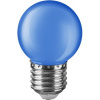 Лампа Navigator (шар) NLL-G45-1-230-B-E27  71829 (стекло матовое синее)
