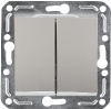 Magenta V01-15-V21-M Выключатель 2-кл., м-зм Argento (серебро) 10028