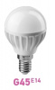 Лампа ОНЛАЙТ (шар) OLL-G45-10-230-6.5K-E14  61967