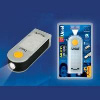 Фонарь Uniel LED S-CL012-С "Small multifunctional assistant" (пластик, 15+1LED, 3AAA не в комплекте, белый)