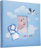 Ф/альбом арт.SAP-B 70 стр.(20 магнитных листов 31.5х32.5 +10 с иллюстрациями+5 под формат 10х15) Детский голубой (MA) (6)