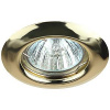 Светильник ЭРА штампованный Классик ST3 GD (встраиваемый, MR16, 12V, 50W, золото)