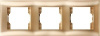 Magenta V01-16-A31-M Рамка 3-мест. Dorado (золото) 10033